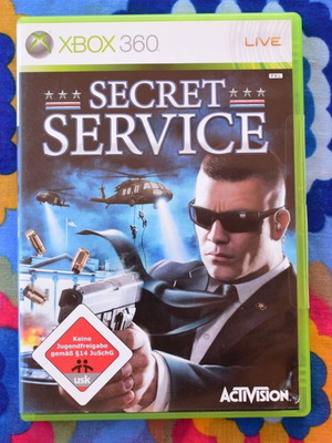 Secret Service Xbox 360 game like new, action shooter