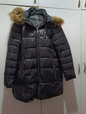 Splendid long black jacket like new, size L