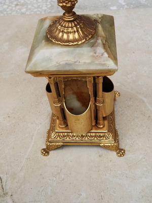 Vintage carousel used from onyx and brass 1960