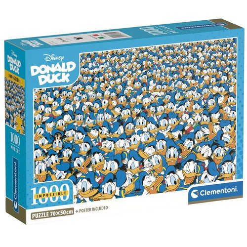 Donald Duck Impossible Puzzle 1000 Pieces New
