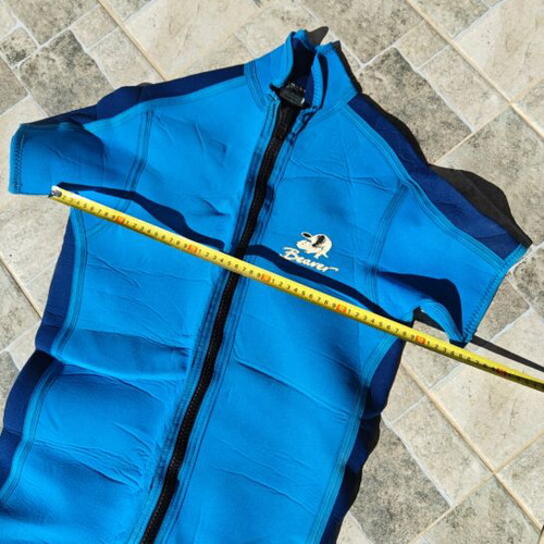 Beaver zip up wetsuit used for diving and swimming