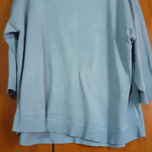 Dorothy Perkins Blue Oversized Knit Sweater like new, XL