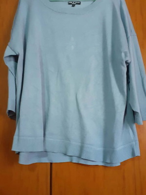 Dorothy Perkins Blue Oversized Knit Sweater like new, XL