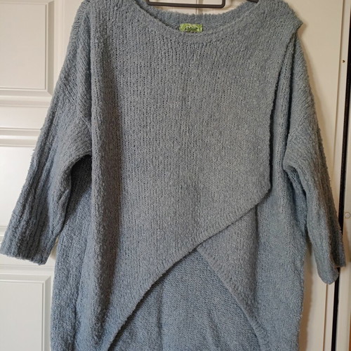 Baby Blue Sweater one size like new