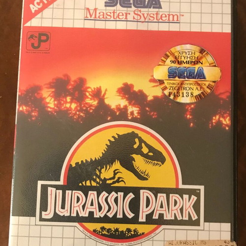 Sega games used, pack of 3, Ghostbusters, The Cyber Shinobi, Jurassic Park