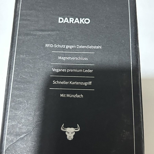 Smart Wallet Darako with Pop-Up Mechanism, new, black
