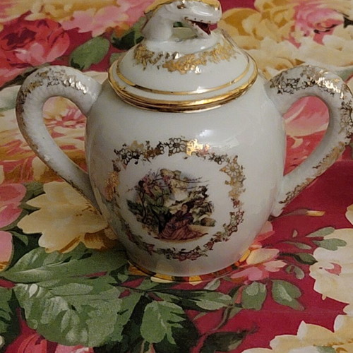 Shimokata Japan antique teapot set, 2 pieces
