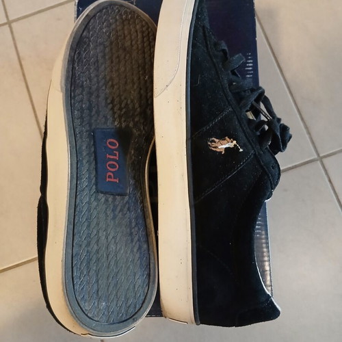 Ralph Lauren Polo men's shoes size 42 like new black casual