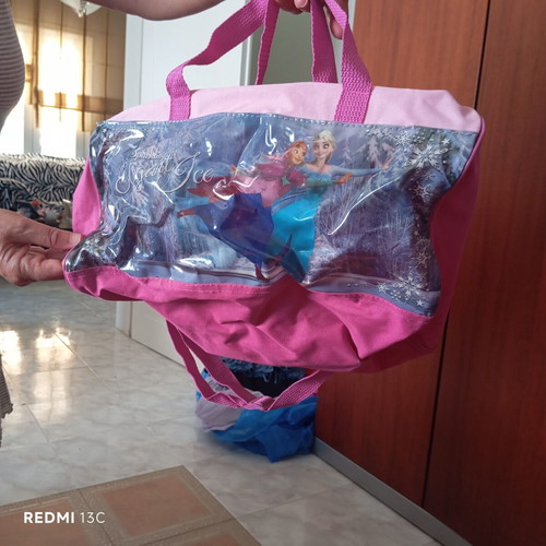 Frozen kids bag like new, pink