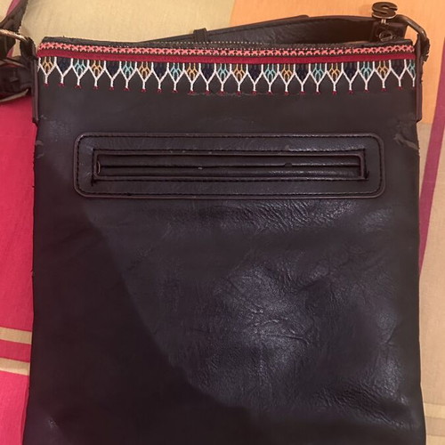 Desigual shoulder bag medium size used, colorful