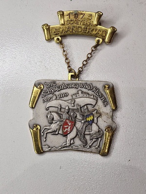 Commemorative medal 6th Wandertag Scheyern 1975 like new