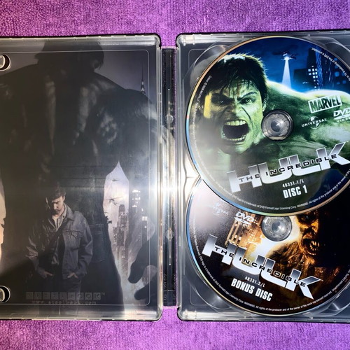 Hulk The Incredible DVD Steelbook special edition like new