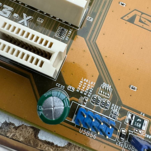 Asus P4S533-X s478 μητρική πλακέτα μεταχειρισμένη, λειτουργική αλλά θέλει recap