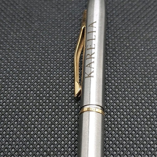 Karelia promotional pen new, metal Cross-type from the 90s