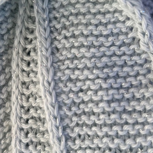 Sophie's scarf new from Italian cotton yarn with lurex