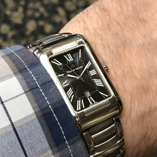 Maurice Lacroix wristwatch new, men's, waterproof with sapphire crystal