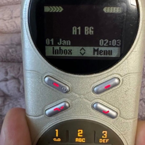 Siemens Xelibri 1 used mobile phone with rare battery