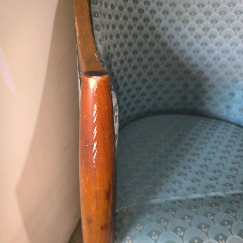 Vintage armchair set used, two pieces