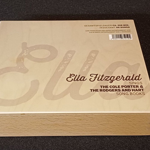 Ella Fitzgerald wooden boxset used, 4 CD jazz