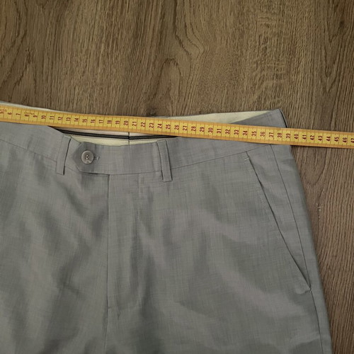 Office pants like new, soft light blue fabric