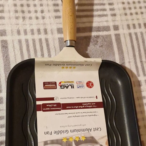 Τηγάνι γκριλιέρα αντικολλητικό 29x29 cm Ernesto Lidl καινούργιο