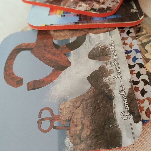 Coaster set pack of 12 with images from Spain like new