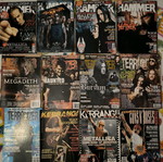 Terrorizer, Hammer, Kerrang magazines used