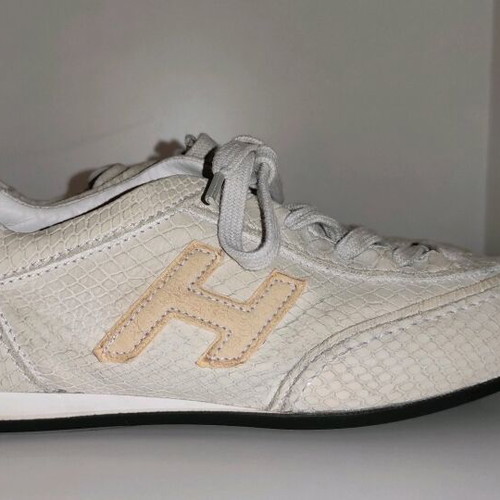 Hogan Olympia sneakers women's used, leather, size 37