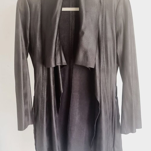 Jus d' Orange Paris women's black suede jacket used