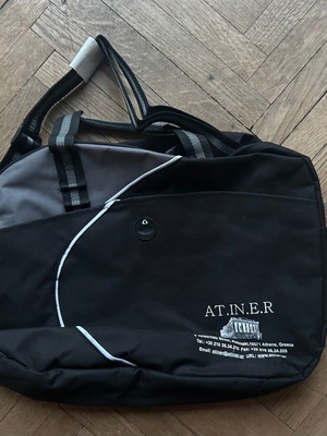 Shoulder bag with strap and handles new, black