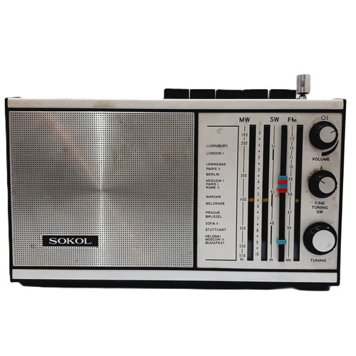 Sokol 308 transistor radio USSR retro design