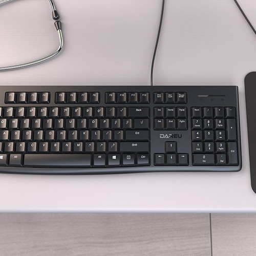 Dareu membrane keyboard with 104 keys