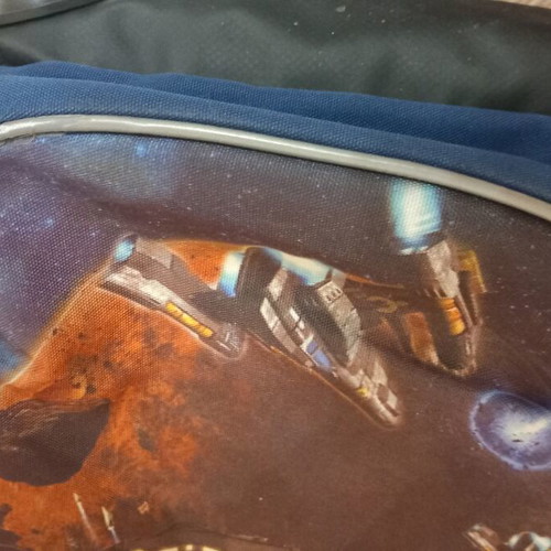 Polo school backpack with space design