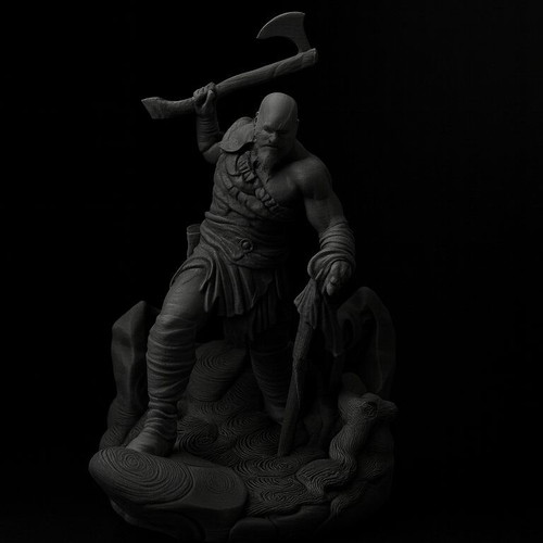 Kratos 3D Printed Figure new