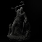 Kratos 3D Printed Figure new