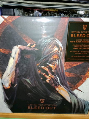 Within Temptation Bleed Out Red Marbled Vinyl New