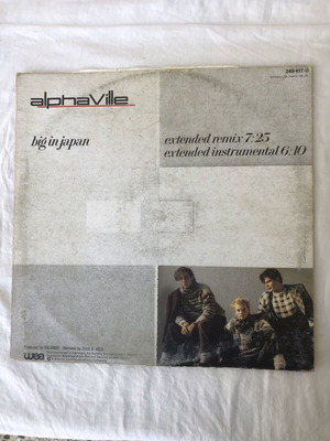 Alphaville Big in Japan 12" vinyl 1984, pop