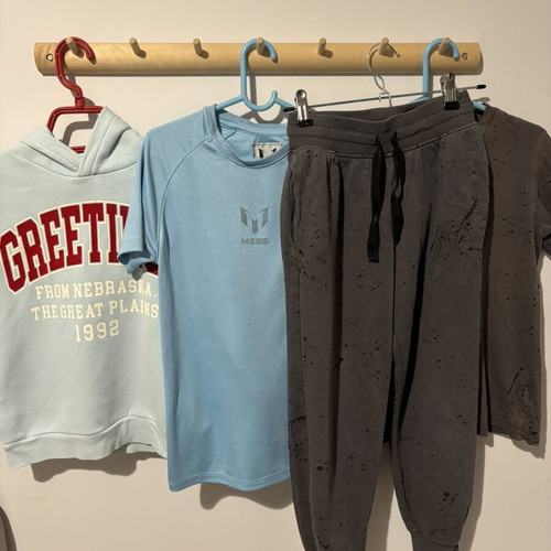 Boys' clothes used, various brands and sizes set