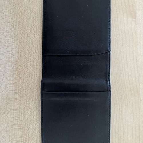 Montblanc wallet, black, authentic with subtle wear marks