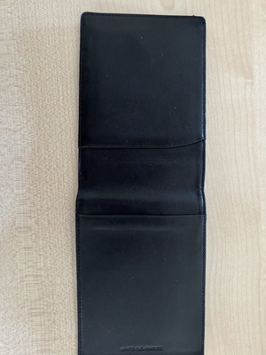 Montblanc wallet, black, authentic with subtle wear marks