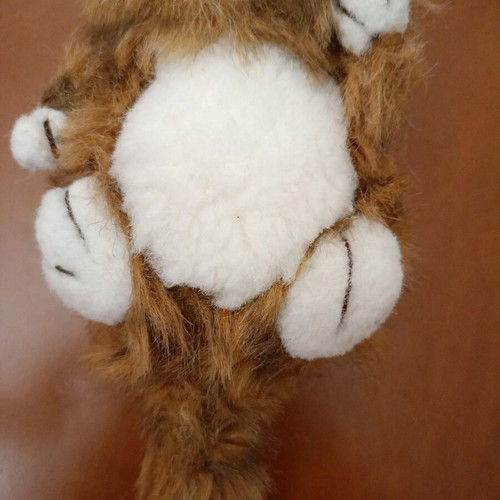 Vintage Plush Cat Hanging Toy used, realistic tiger design