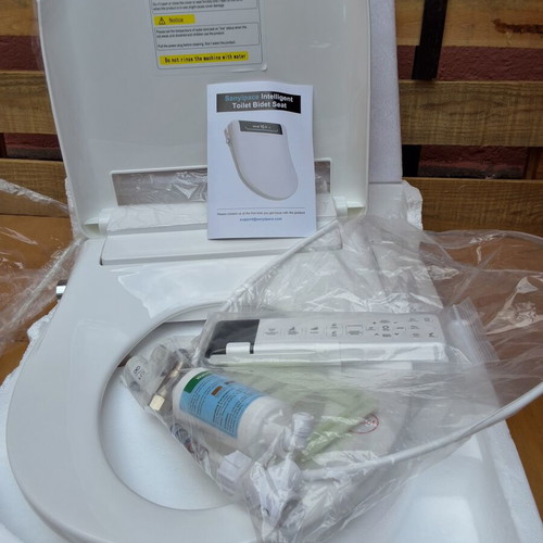 Smart toilet seat with bidet and heater