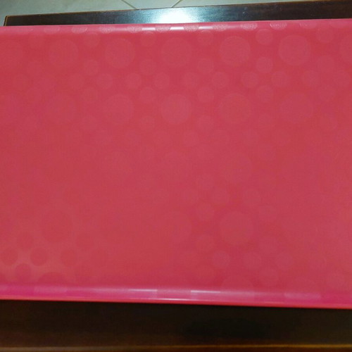 IKEA laptop stand like new, fuchsia color