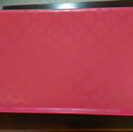 IKEA laptop stand like new, fuchsia color