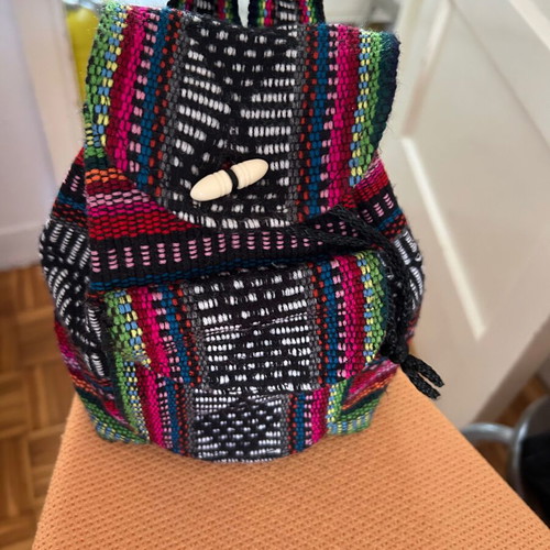 Colorful backpack bag new and unused