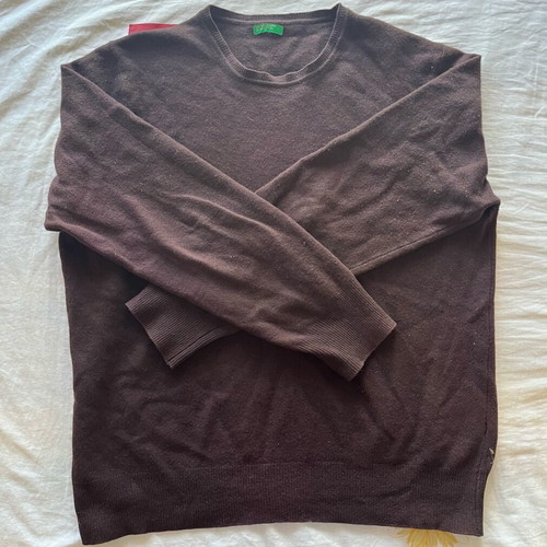 United Colors of Benetton sweater set like new, size M, grey and brown