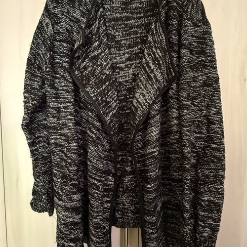 Esmara knitted cardigan like new, black and white, size M