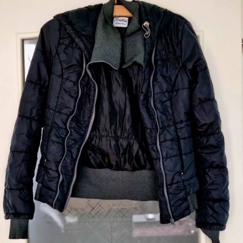 Women's jacket Bratan used, size M, black and colorful