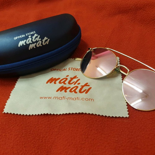 Mati-mati sunglasses pink gold new, original color