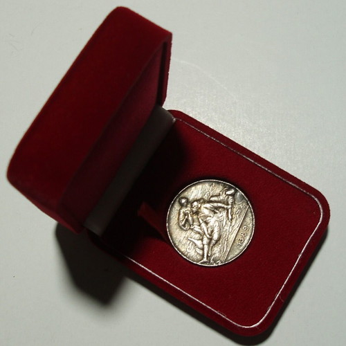 Serbia Red Cross Silver Medal 1912-13 used